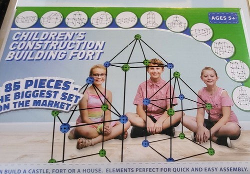 Construction fort building kit - building,