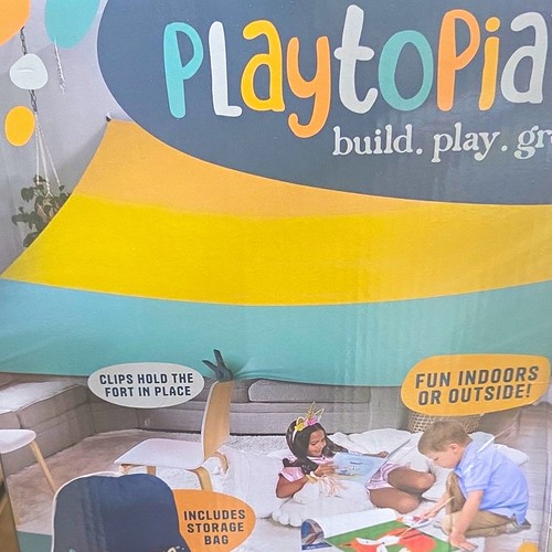 Playtopia fort building - building, tent