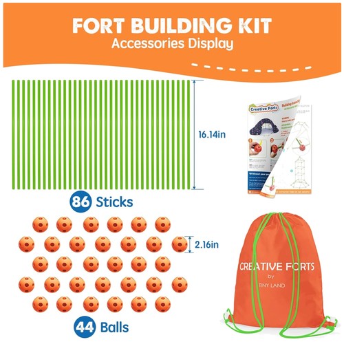 130 piece fort building kit - fort,