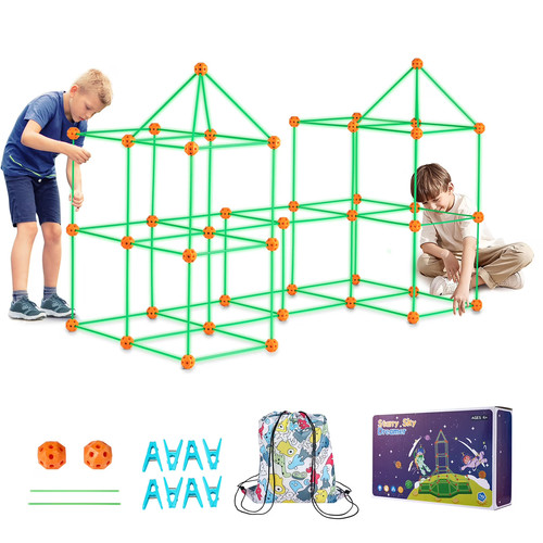 140 glow fort building - 140-pc,