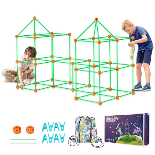 1pcs kids fort building kit - 1pcs,