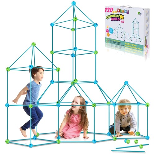 120 piece kids fort - 120-piece,